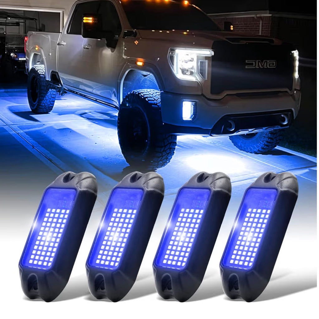 Battery powered rock light
